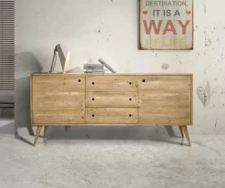 Collezione esclusiva Mobile soggiorno modello Madia in legno moderna di a prezzo Outlet- Madie