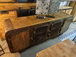 Outlet Etnico Mobile soggiorno modello Mobile industrial submarine 4 ante  di a prezzo scontato- Madie