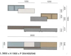 Best Mobile soggiorno modello Lampo di scontato -25% Pareti Attrezzate