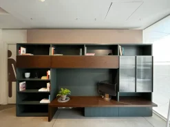 Sale Mobile soggiorno modello Composizione parete attrezzata di a PREZZI OUTLET Pareti Attrezzate