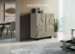 Mobile soggiorno modello Concrete di in Offerta Outlet Madie