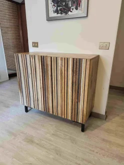 Outlet Etnico Mobile soggiorno modello Madia credenza line 2a di a prezzo scontato- Madie