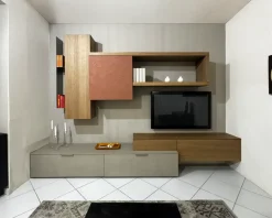 Mercantini Mobile soggiorno modello Kosmos di scontato -30%- Pareti Attrezzate