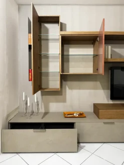 Mercantini Mobile soggiorno modello Kosmos di scontato -30%- Pareti Attrezzate