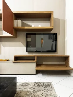 Mercantini Mobile soggiorno modello Kosmos di scontato -30%- Pareti Attrezzate