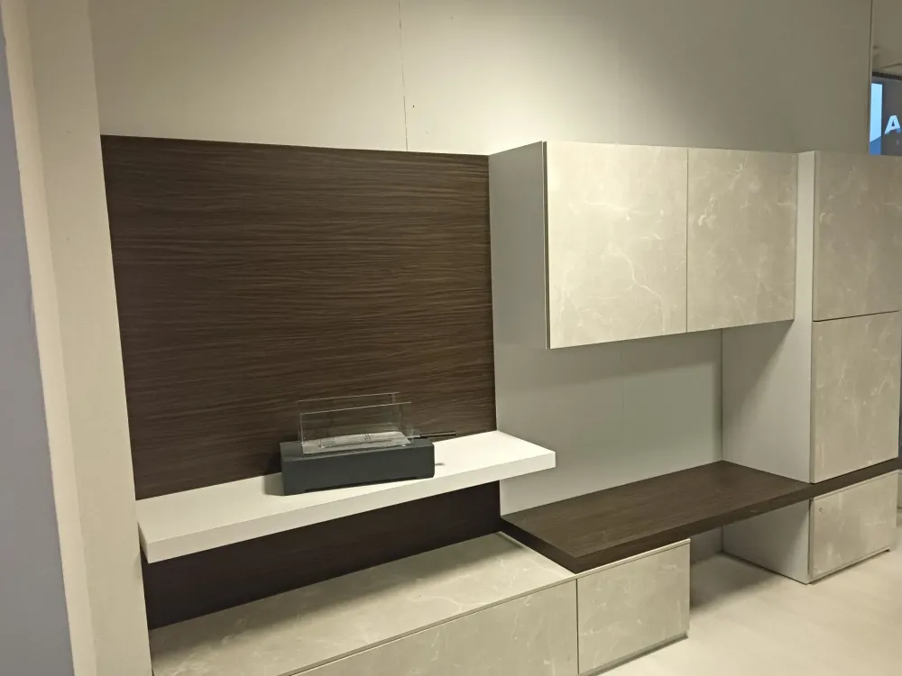 Giessegi Mobile soggiorno modello Living di scontato -40%- Pareti Attrezzate