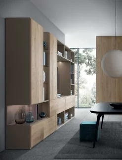 Clearance Mobile soggiorno modello Mood 9 di a PREZZI OUTLET Pareti Attrezzate