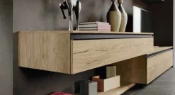 Mobile soggiorno modello Qsm 626 di a PREZZI OUTLET Pareti Attrezzate