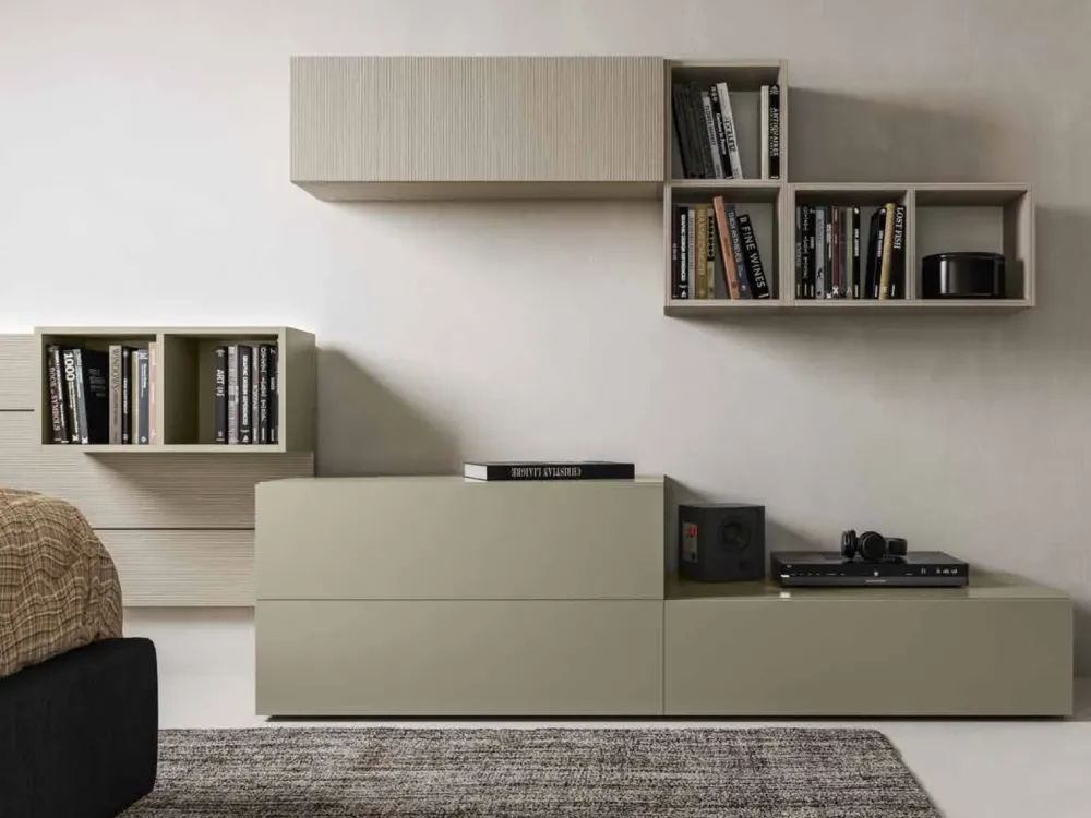 ZG Mobili Mobile soggiorno modello Geometry di scontato -31%- Pareti Attrezzate