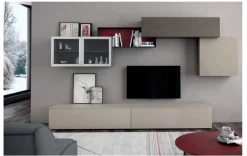 New Mobile soggiorno modello Atlante skt34 di a PREZZI OUTLET Pareti Attrezzate