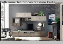 Mobile soggiorno modello Tea giorno di scontato -39%^Fasolin Discount