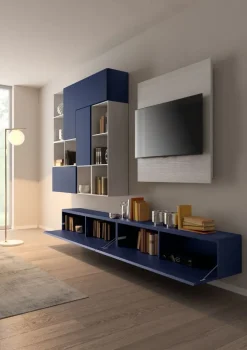 Giessegi Mobile soggiorno modello Living 572 di a PREZZI OUTLET- Pareti Attrezzate