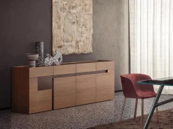 Pianca Mobile soggiorno modello Logos di a PREZZI OUTLET- Madie