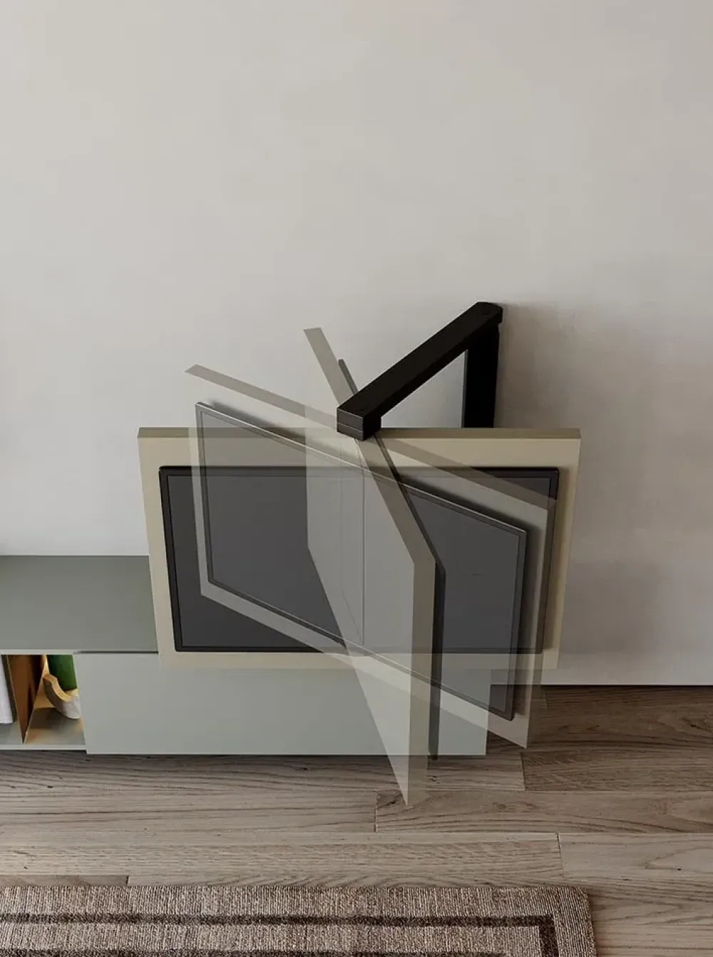 Hot Mobile soggiorno modello Full 360 di a PREZZI OUTLET Pareti Attrezzate