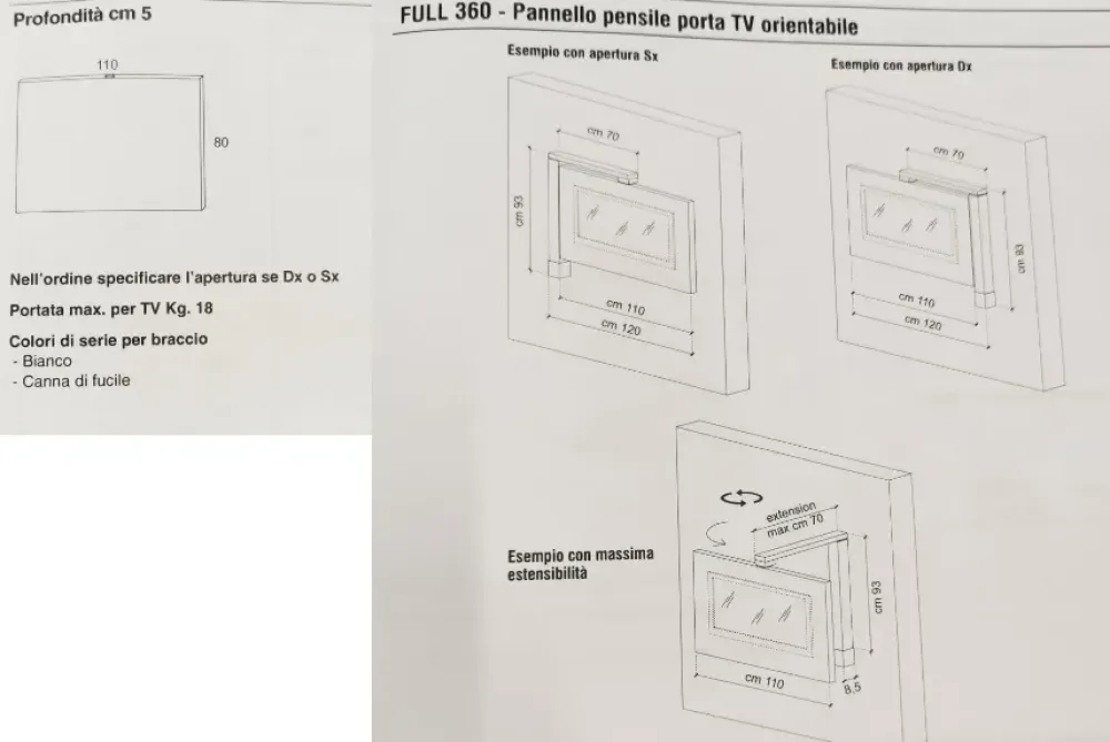 Hot Mobile soggiorno modello Full 360 di a PREZZI OUTLET Pareti Attrezzate