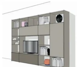 Mobile soggiorno modello Mdsl 312 di a PREZZI OUTLET Pareti Attrezzate