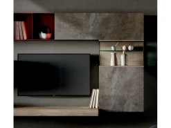 Imab Mobile soggiorno modello Qsm 640 di a PREZZI OUTLET- Pareti Attrezzate