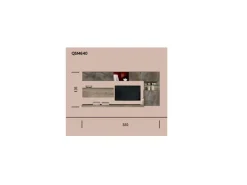 Imab Mobile soggiorno modello Qsm 640 di a PREZZI OUTLET- Pareti Attrezzate