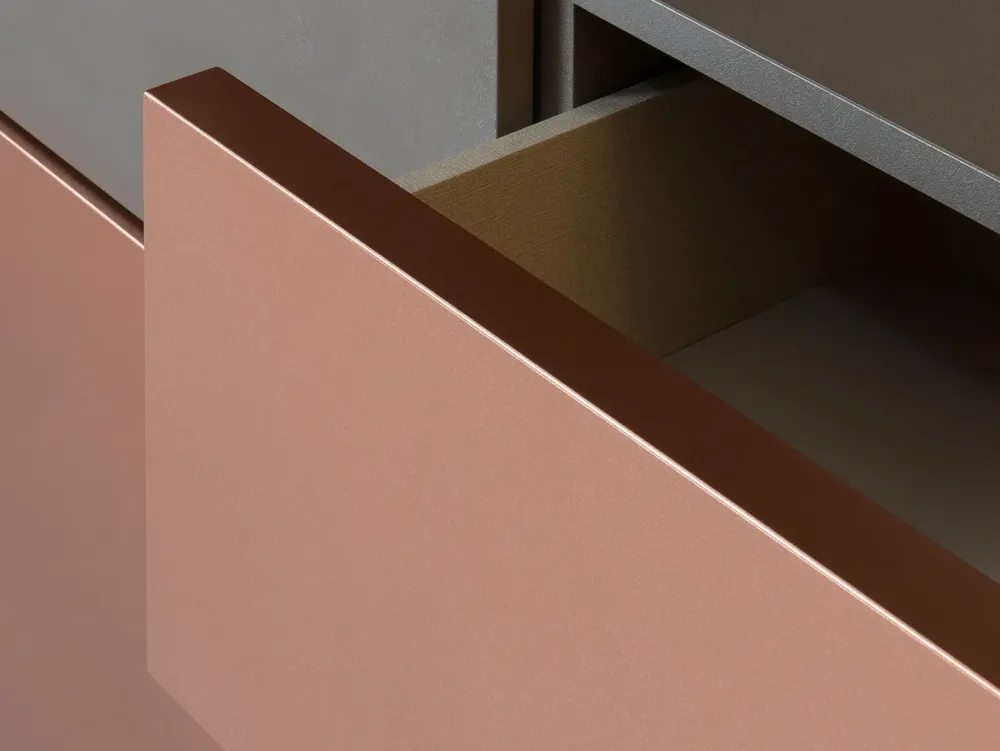 Mobile soggiorno modello Credenza fly deco e mensole cube outlet di scontato -45% Pareti Attrezzate