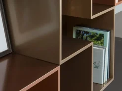 Mobile soggiorno modello Credenza fly deco e mensole cube outlet di scontato -45% Pareti Attrezzate