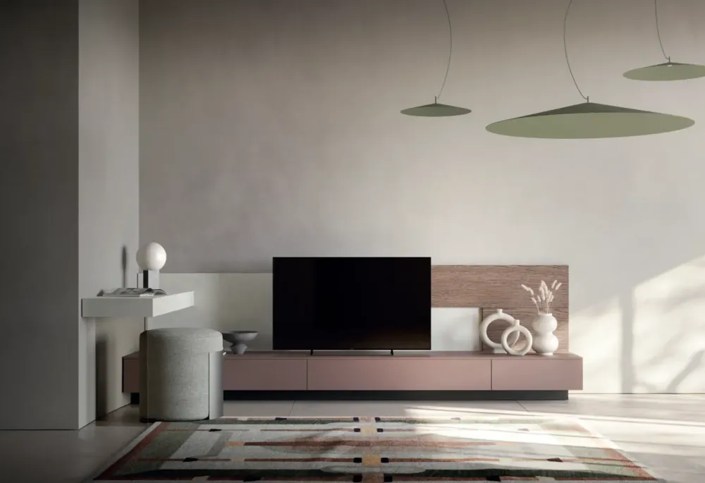 Mobile soggiorno modello Composizione soggiorno samara 006 di a PREZZI OUTLET Pareti Attrezzate