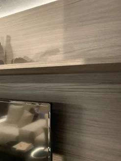 NovaMobili Mobile soggiorno modello Soggiorno vetrina brunito di a PREZZI OUTLET- Pareti Attrezzate