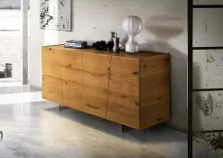 Collezione esclusiva Mobile soggiorno modello Madia moderna in legno di a PREZZI OUTLET- Madie