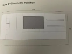 Astor Mobili Mobile soggiorno modello Sky  di scontato -35%- Pareti Attrezzate