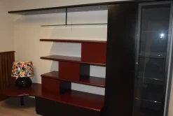 Discount Mobile soggiorno modello Lorenzetti bordeaux di a PREZZI OUTLET Pareti Attrezzate