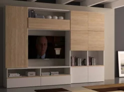 Artigianale Mobile soggiorno modello Silver di a PREZZI OUTLET- Pareti Attrezzate