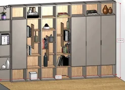 Clearance Mobile soggiorno modello Day 16 di a PREZZI OUTLET Pareti Attrezzate