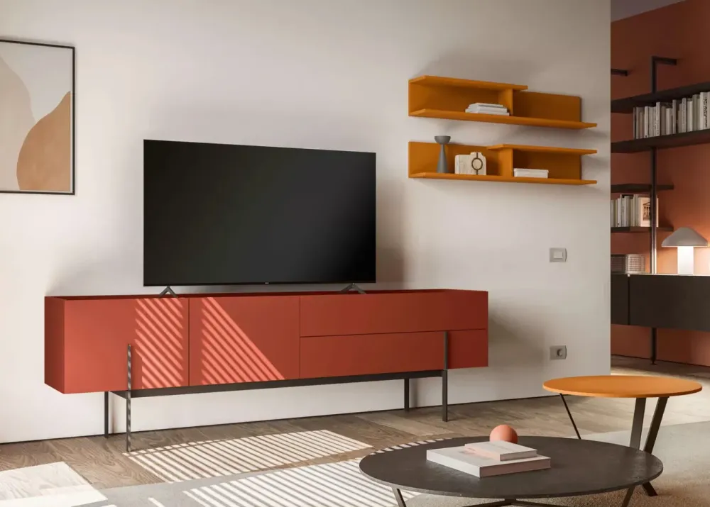 Outlet Mobile soggiorno modello Anthemis di in Offerta Outlet Madie