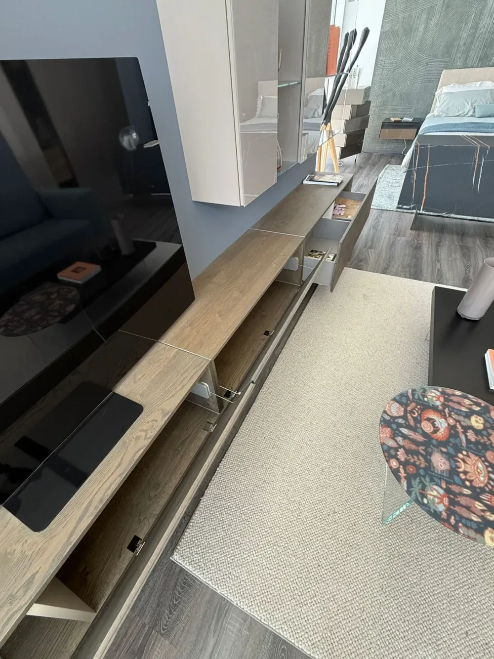 Mobile soggiorno modello parete tv 36e8 di a PREZZI OUTLET^Lago Clearance