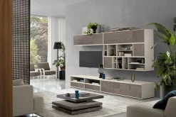 Online Mobile soggiorno modello Spezie  di a PREZZI OUTLET Pareti Attrezzate