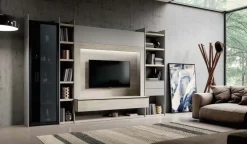 Imab Mobile soggiorno modello Qsm 631 di a PREZZI OUTLET- Pareti Attrezzate