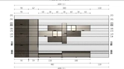 Imab Mobile soggiorno modello Soggiorno + zona ingresso di a PREZZI OUTLET- Pareti Attrezzate