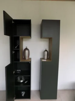 Minotti Italia Mobile soggiorno modello Contenitore rebus di a prezzo Outlet- Madie