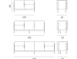 Sale Float: mobile soggiorno a prezzo scontato. Acquista ora! Madie