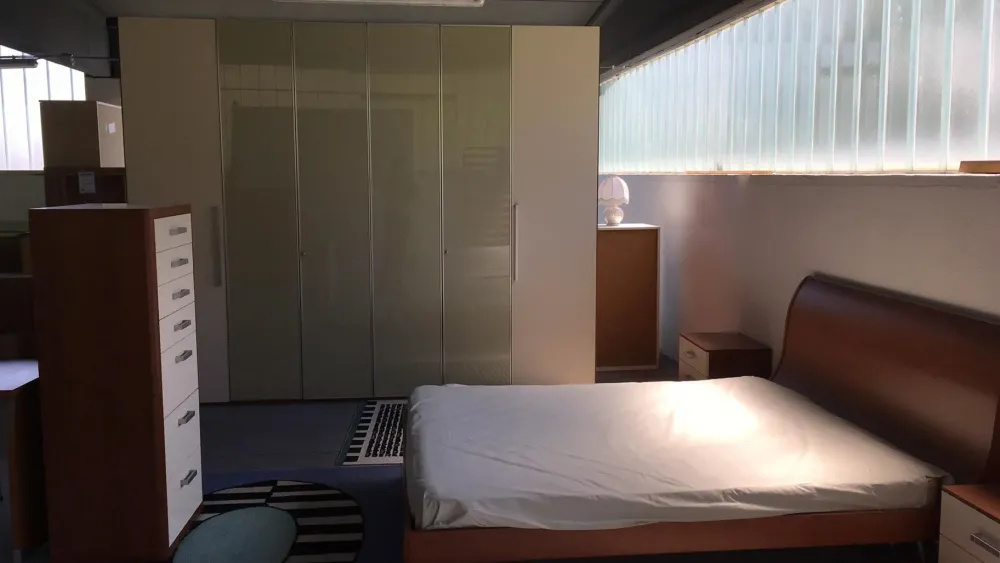 Outlet OFFERTA camera matrimoniale ERIKA di completa di RETE E MATERASSO MEMORY Camere Da Letto