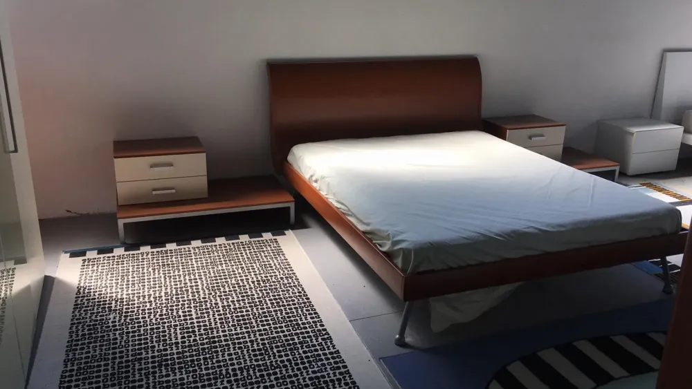 Outlet OFFERTA camera matrimoniale ERIKA di completa di RETE E MATERASSO MEMORY Camere Da Letto