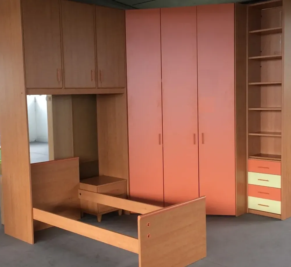 Discount OFFERTA cameretta per bambini CON RETE E MATERASSO MEMORY MOD. ROUGE di Camerette