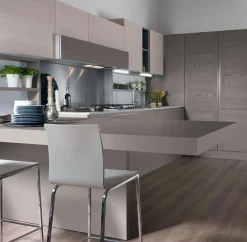 Outlet OFFERTA Cucina ad angolo con BANCONE CUCINE MODELLO DADA Cucine Ad Angolo|Cucine Moderne