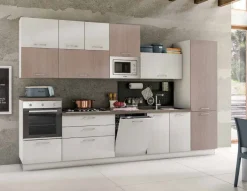 Hot Offerta: Cucina bianca moderna lineare Kelly 360 . Compra ora! Cucine Lineari|Cucine Moderne