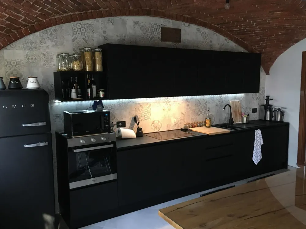 Sale OFFERTA cucina lineare FENIX (Misura 420cm) Cucine Lineari|Cucine Moderne