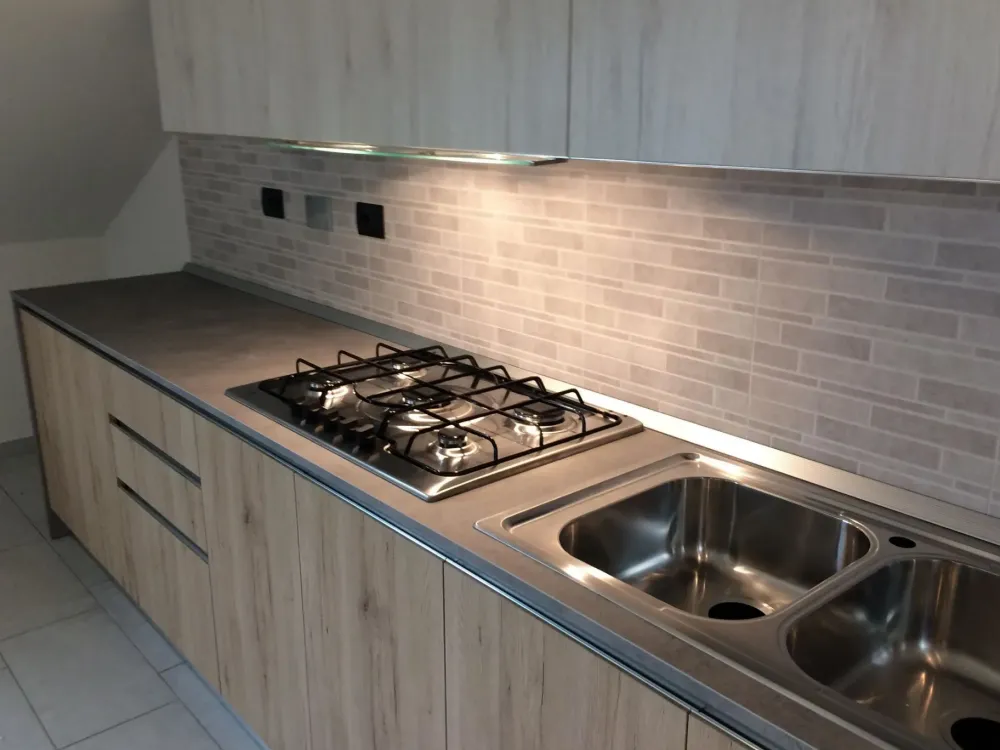 OFFERTA cucina lineare VINTAGE (misura 330cm)^Cucine Store Discount