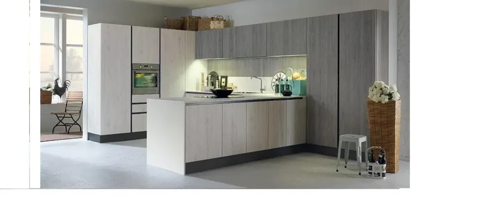 Online OFFERTA cucina mod VINTAGE di CON PENISOLA (250X430cm) Cucine Con Penisola|Cucine Moderne
