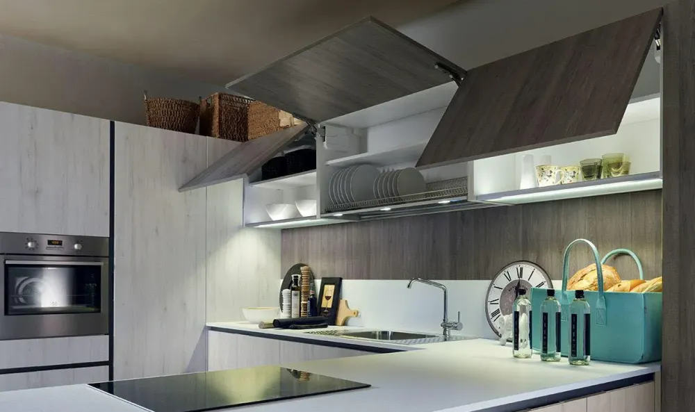 Online OFFERTA cucina mod VINTAGE di CON PENISOLA (250X430cm) Cucine Con Penisola|Cucine Moderne