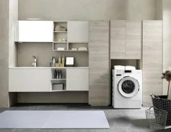 Baxar Offerta Outlet: Mobile Laundry System C7 per la sala da bagno.- Mobili Bagno A Terra