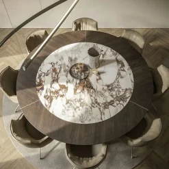 Cattelan Italia Offerta Outlet: Tavolo in legno rotondo Senator Ker-Wood .- Tavoli