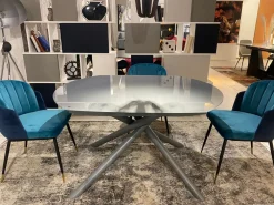 Offerta Outlet: Tavolo ovale in vetro D9039, . Scopri ora!^Collezione esclusiva New